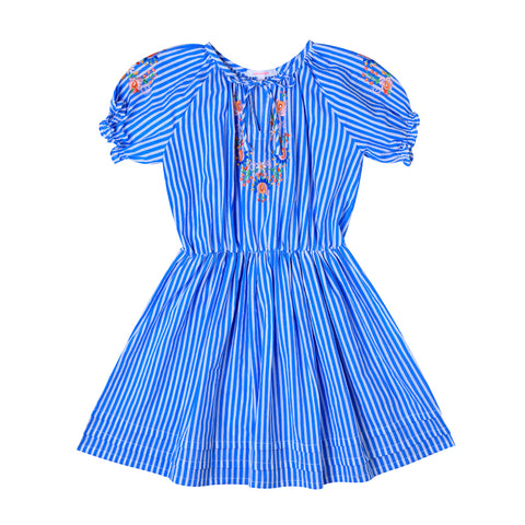 Grenada Dress- blue stripe