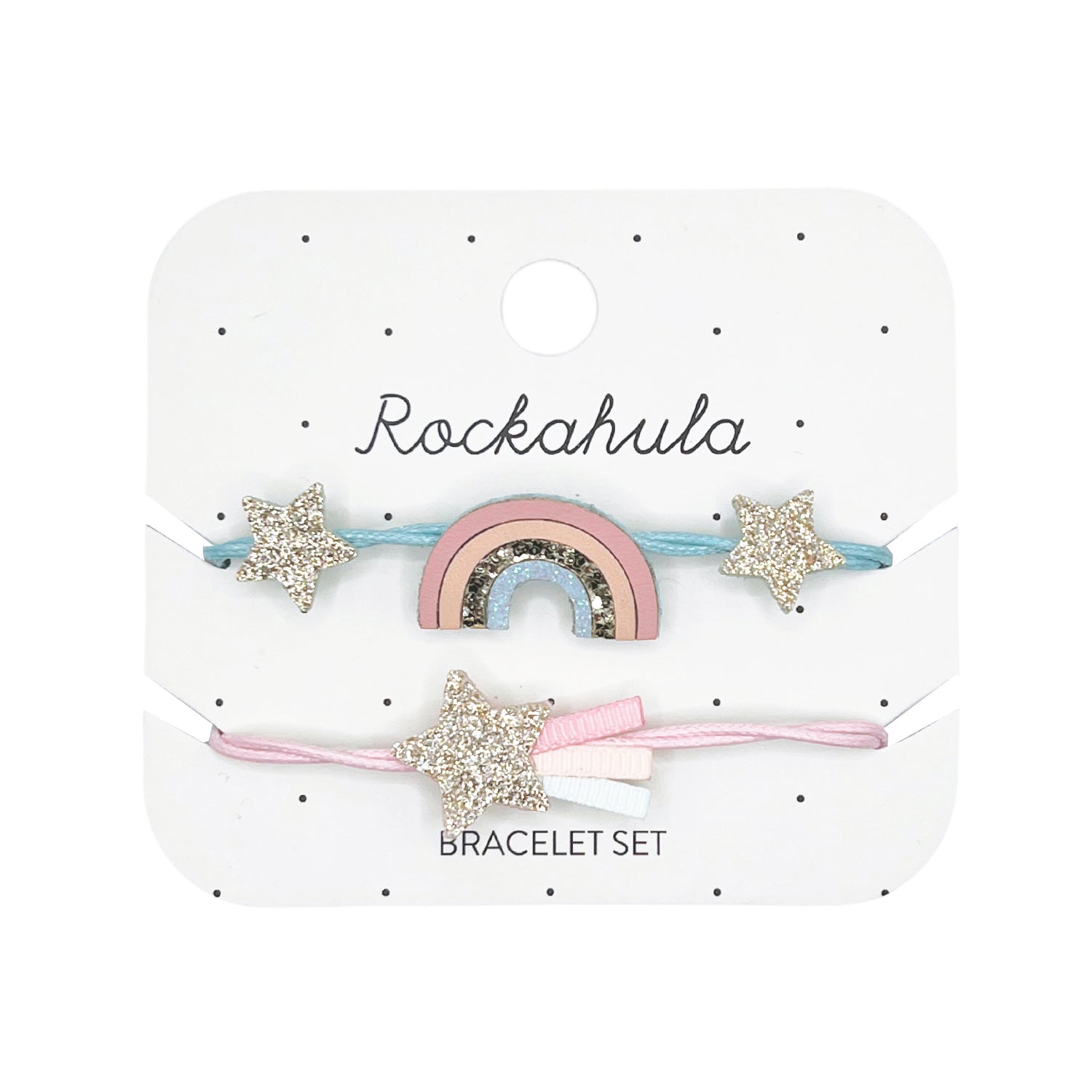 Shimmer Rainbow Bracelet set